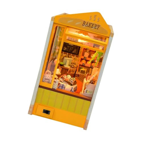 Miniatur Bäckerei Shop Dollhouses Set It Yourself Shop Szene Geburtstagsgeschenk 3D Puzzlehandwerk Mit Warmem Licht Miniatur Bäckerei Shop Dollhouses Set It Yourself Shop Szene Geburtstagsgeschenk 3D Puzzlehandwerk Mit Warmem Licht von FIRSTXIU
