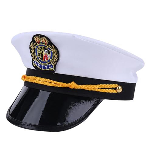 Nautisch Mode Seeleute Hat Verstellbare Gestickte Unisex Für Outdoor Activity Casual Outdoor von FIRSTXIU