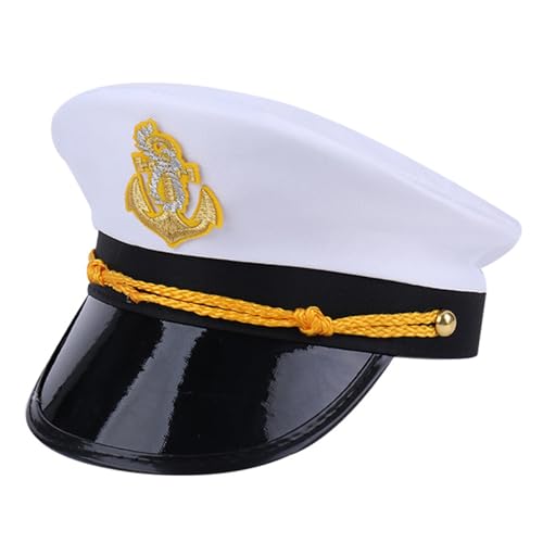 Nautisch Mode Seeleute Hat Verstellbare Gestickte Unisex Für Outdoor Activity Casual Outdoor von FIRSTXIU
