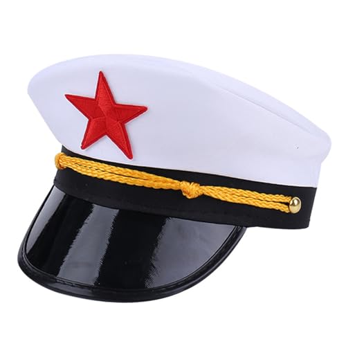Nautisch Mode Seeleute Hat Verstellbare Gestickte Unisex Für Outdoor Activity Casual Outdoor von FIRSTXIU