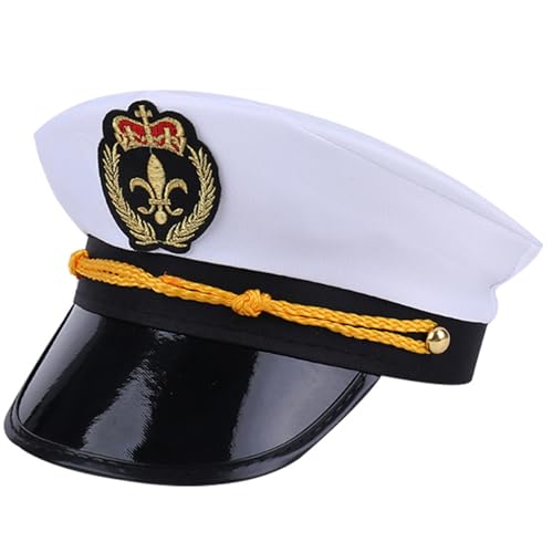 Nautisch Mode Seeleute Hat Verstellbare Gestickte Unisex Für Outdoor Activity Casual Outdoor von FIRSTXIU