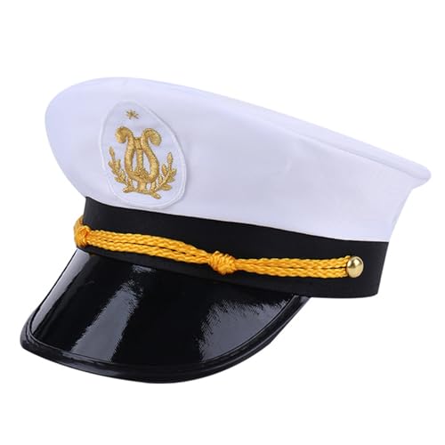Nautisch Mode Seeleute Hat Verstellbare Gestickte Unisex Für Outdoor Activity Casual Outdoor von FIRSTXIU
