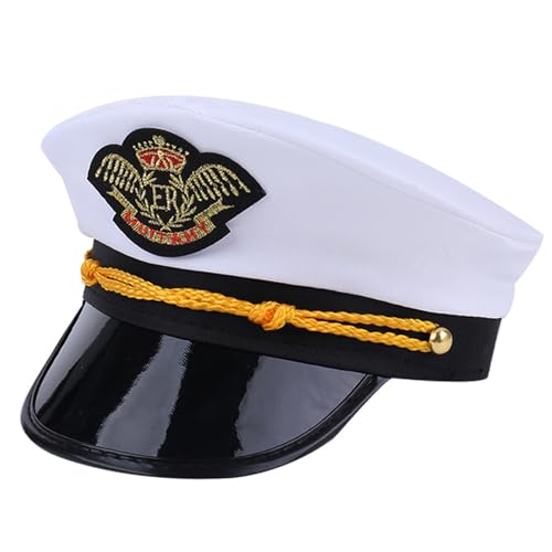 Nautisch Mode Seeleute Hat Verstellbare Gestickte Unisex Für Outdoor Activity Casual Outdoor von FIRSTXIU