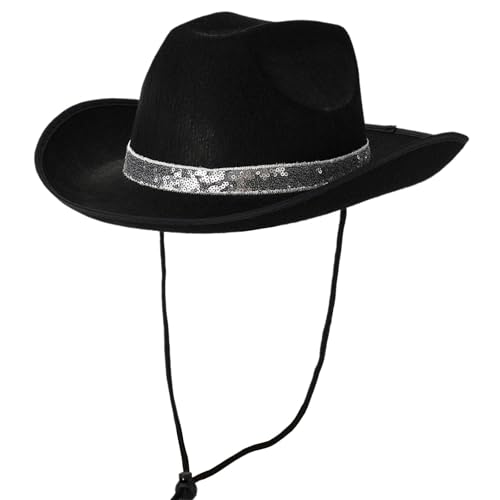 Paillettengürtel Cowgirls Für Frauen Rollen Rollenspiel Rollenspiel Cowgirls Hochzeitsfeier Requisiten Bachelorettes Party Kopfbedecker Erwachsener Kostüm von FIRSTXIU