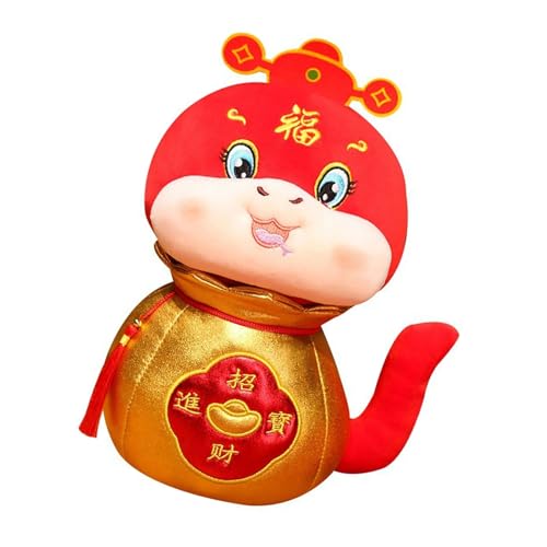 Plüsch Schlange Spielzeug Spaß Anime Cartoon Schlange Glück Für Chinesisches Frühlingsfest Foto Requisiten Schöne Weiche Plüsch Für Babys Kleid Kinder von FIRSTXIU