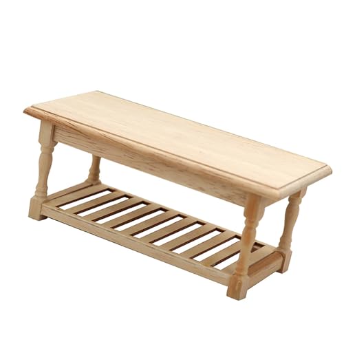 Realistischer Vintage Esstisch Realistisch Vorgetäuschtes Spiel Für Kinder Rollen Display Tischmodell Spielzeug Für 1:12 Puppenhaus Miniaturmöbel Set von FIRSTXIU