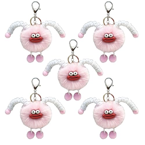 Schöne Kleine Plüschwurst Lippenschlüsselketten Charmanhängungen Weichstoff Gefülltes Spielzeug Charme Accessoire Für Studenten Und Bag Decoration Plüschschlüsselhalter von FIRSTXIU