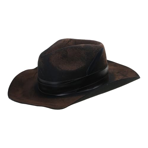 Weitbrims Wollhut Panamas Magicianhat Cowboy Bühne Performances Kopfbedeckung Maskeraden Party Fedoras Kopfstück Outdoor Aktivität Für Winter Weitbrims Wollhut Panamas Magicianhat Cowboy Bühne Performances Kopfbedeckung Maskeraden Party Fedoras Kopfstück Outdoor Aktivität Für Winter von FIRSTXIU