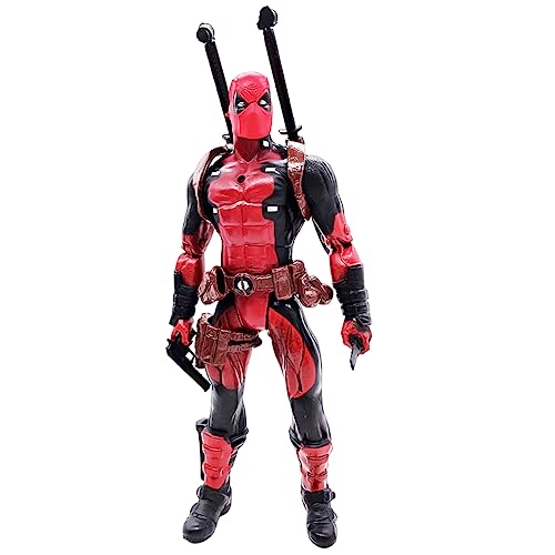 Deadpool Figure, Deadpool Actionfigur, Actionfigur Spielzeug, PVC Action Figure, Godzilla Geburtstag Kuchendekoration, Deadpool Actionfigur für Kinder Geschenk(16cm) von FISAPBXC