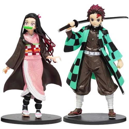 FISAPBXC Demonslayer Figure,2 PCS Demonslayer Anime Figuren PVC Charakter Modell Actionfigur Collectibles Spielzeugpuppe Sammlerstück Dekoration Ornamente Doll Sammlung Desktop,für Anime Fans FISAPBXC Demonslayer Figure,2 PCS Demonslayer Anime Figuren PVC Charakter Modell Actionfigur Collectibles Spielzeugpuppe Sammlerstück Dekoration Ornamente Doll Sammlung Desktop,für Anime Fans von FISAPBXC