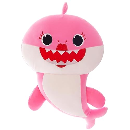 FISAPBXC Shark Plüsch, Shark Plüschtier Spielzeug Soft Plüschpuppe Süßes Cartoon Kinderpuppe Kuscheltier Gefüllte Plüschdekoration Plüschspielzeug für Kinder Geburtstage Geschenk (30cm) von FISAPBXC