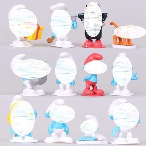 FISAPBXC Smurrfs Figuren Set, 12PCS Smurrfs Actionfiguren Cake Topper PVC Modell Figuren Party Kuchen Dekoration Mini Figuren Tortendeko Charakter Modell Puppe Desktop Ornamente für Kinder Geschenk FISAPBXC Smurrfs Figuren Set, 12PCS Smurrfs Actionfiguren Cake Topper PVC Modell Figuren Party Kuchen Dekoration Mini Figuren Tortendeko Charakter Modell Puppe Desktop Ornamente für Kinder Geschenk von FISAPBXC
