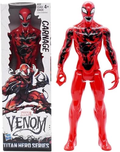 Super H-ero Action Figur, V-enom Anime Figuren S-uperheld Figuren Model Actionfigur Ornamente PVC Doll Collectibles Cartoon Figuren Modell Doll Toy Modell für Kinder Geburtstags Geschenk (30cm) von FISAPBXC