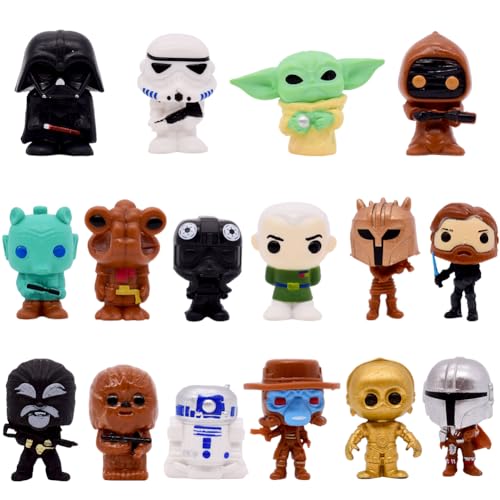 Yo-da Torte Topper, 16 PCS Sttar Warrs Tortendekoration, Mini Figuren Set Sttar Warrs Kuchen Dekoration MiniFiguren Tortendeko, Partyzubehör für Fans, Kindergeburtstag Party Yo-da Torte Topper, 16 PCS Sttar Warrs Tortendekoration, Mini Figuren Set Sttar Warrs Kuchen Dekoration MiniFiguren Tortendeko, Partyzubehör für Fans, Kindergeburtstag Party von FISAPBXC