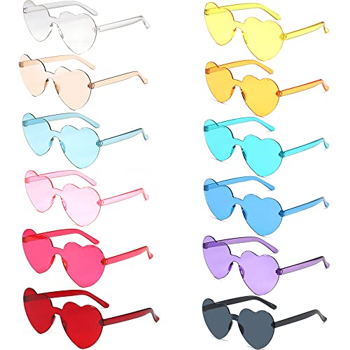 FISHSHOP Farben Party Brille,12 Stück Herz Brille Herz Sonnenbrille Lustige Partybrillen,Für Halloween,Fasching,Geburtstagsfeier Party,Foto Requisiten,Erwachsene und Kinder FISHSHOP Farben Party Brille,12 Stück Herz Brille Herz Sonnenbrille Lustige Partybrillen,Für Halloween,Fasching,Geburtstagsfeier Party,Foto Requisiten,Erwachsene und Kinder von FISHSHOP