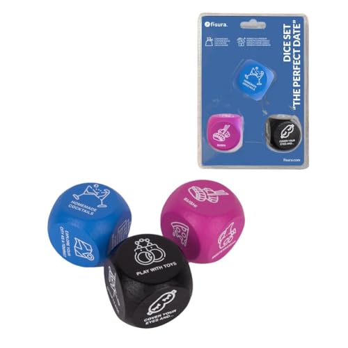 Fisura – Würfelspiel für Paare. Date-Nacht Würfelspiel. 3 Holz-Würfel für EIN Romantisches Date. Originelles Geschenk für Spiele zu zweit. Beutel inklusive, Treffen Fisura – Würfelspiel für Paare. Date-Nacht Würfelspiel. 3 Holz-Würfel für EIN Romantisches Date. Originelles Geschenk für Spiele zu zweit. Beutel inklusive, Treffen von FISURA