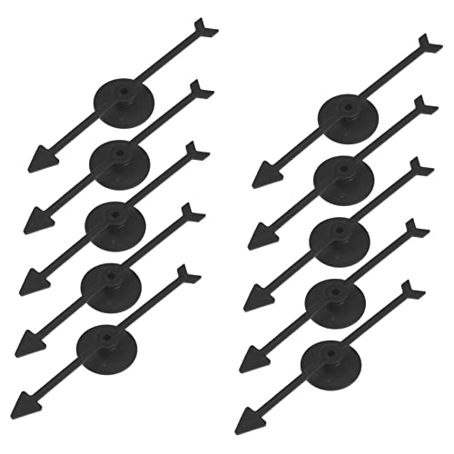 FIXOSHEE 10 Stück Teiliges DIY Drehplatten Zeiger Ersatzteile für Partyspiel Zubehör Flexibles Stabiles Material Sichere Einfache Montage für Weihnachtsfeiern von FIXOSHEE