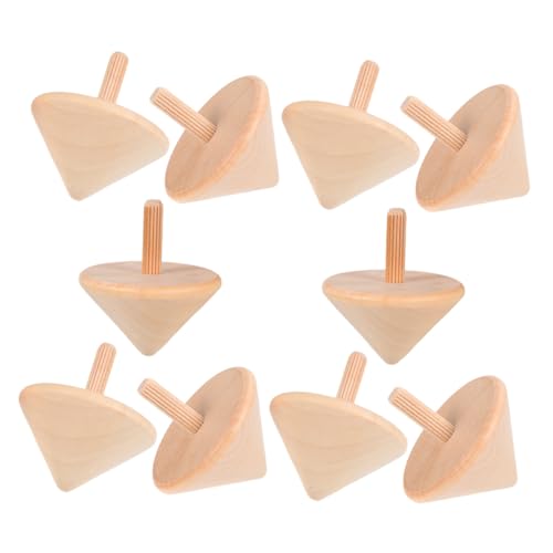 FIXOSHEE 10 Stück Teiliges Holzkreisel zum Selbstbemalen Handgefertigte Naturbelassene DIY Spielzeuge für Fördert Kreativität und Geduld Sichere Langlebige Holzspindel für Drinnen und FIXOSHEE 10 Stück Teiliges Holzkreisel zum Selbstbemalen Handgefertigte Naturbelassene DIY Spielzeuge für Fördert Kreativität und Geduld Sichere Langlebige Holzspindel für Drinnen und von FIXOSHEE