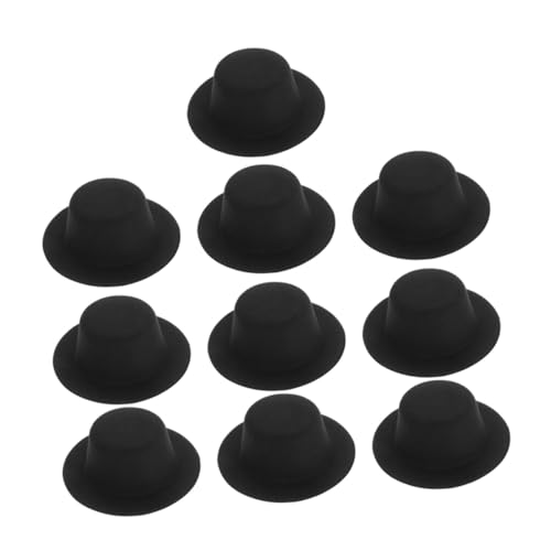 FIXOSHEE 10 Stück Teiliges Mini Bowler Hut Schwarz Stabile Mini Dekohüte für Puppen Haustiere DIY Bastelprojekte Party und Weihnachtsdeko Vielseitig Gestaltbar Kreative Haaraccessoires FIXOSHEE 10 Stück Teiliges Mini Bowler Hut Schwarz Stabile Mini Dekohüte für Puppen Haustiere DIY Bastelprojekte Party und Weihnachtsdeko Vielseitig Gestaltbar Kreative Haaraccessoires von FIXOSHEE