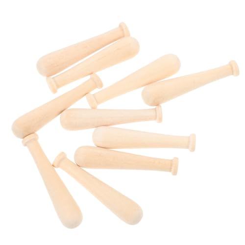 FIXOSHEE 10 Stück Teiliges Mini Holz baseballschläger Unvollendete DIY Holz bastelstäbe zum Bemalen Leichte Glatte Oberfläche als Partydeko Foto Requisite Kreatives Bastelzubehör FIXOSHEE 10 Stück Teiliges Mini Holz baseballschläger Unvollendete DIY Holz bastelstäbe zum Bemalen Leichte Glatte Oberfläche als Partydeko Foto Requisite Kreatives Bastelzubehör von FIXOSHEE