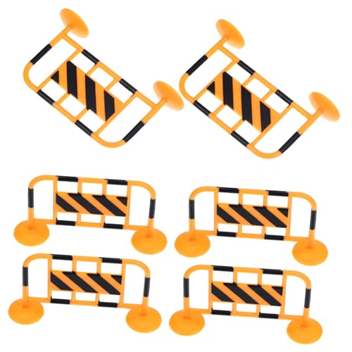 FIXOSHEE 10 Stück Teiliges Miniatur-verkehrszeichen Robustem Material Realistische Straßenbarrieren und Verkehrsabsperrungen für Lernspielzeug zur Verkehrsbildung und Rollenspielen von FIXOSHEE