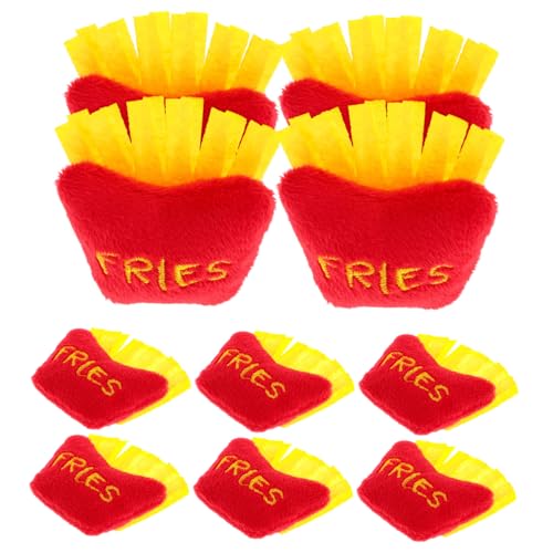 FIXOSHEE 10 Stück Teiliges Weiche Plüsch Pommes Frites Lustige DIY Food Modelle als Kreative Accessoires für Dekoration von Schuhen und Hüten FIXOSHEE 10 Stück Teiliges Weiche Plüsch Pommes Frites Lustige DIY Food Modelle als Kreative Accessoires für Dekoration von Schuhen und Hüten von FIXOSHEE