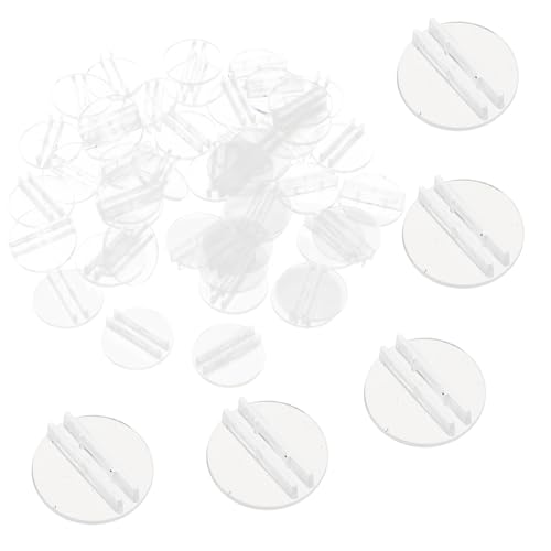 FIXOSHEE 100 Stück Kartenhalter Transparent Kunststoff Kartenständer Schreibtisch Visitenkarten Organizer Platzkartenhalter Stabile Kartenaufbewahrung Büro Tischkartenhalter FIXOSHEE 100 Stück Kartenhalter Transparent Kunststoff Kartenständer Schreibtisch Visitenkarten Organizer Platzkartenhalter Stabile Kartenaufbewahrung Büro Tischkartenhalter von FIXOSHEE