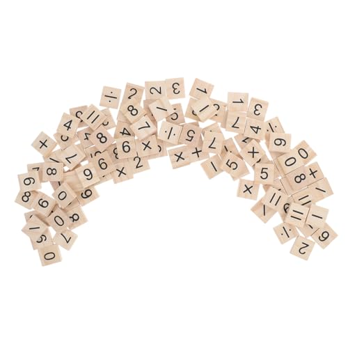 FIXOSHEE 100 Stück Teiliges Kleine Holzplättchen Zahlen und Mini Holzklötze für Mathematikunterricht Interaktive Lernspielzeuge zur Logischen Denkens und Kognitiver Entwicklung bei Kindern FIXOSHEE 100 Stück Teiliges Kleine Holzplättchen Zahlen und Mini Holzklötze für Mathematikunterricht Interaktive Lernspielzeuge zur Logischen Denkens und Kognitiver Entwicklung bei Kindern von FIXOSHEE