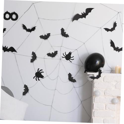 FIXOSHEE 100 Stück Teiliges Mini Fledermaus aus Robustem Realistische Halloween Deko Vielseitig Einsetzbar für Party Cosplay und Kinderfest Lebensechte Schwarze Fledermausfiguren FIXOSHEE 100 Stück Teiliges Mini Fledermaus aus Robustem Realistische Halloween Deko Vielseitig Einsetzbar für Party Cosplay und Kinderfest Lebensechte Schwarze Fledermausfiguren von FIXOSHEE
