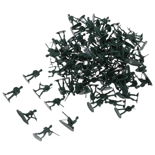 FIXOSHEE 100 Stück Teiliges Mini Soldatenfiguren Militärgrün Realistische Miniatur Modelle Leichte Kompakte für Detailreiche Figuren für Dioramen und Schulprojekte FIXOSHEE 100 Stück Teiliges Mini Soldatenfiguren Militärgrün Realistische Miniatur Modelle Leichte Kompakte für Detailreiche Figuren für Dioramen und Schulprojekte von FIXOSHEE