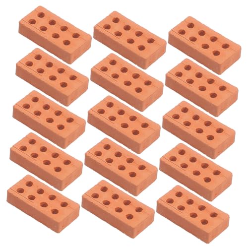 FIXOSHEE 100 Stück Teiliges Miniatur Ziegelstein DIY Bausatz Mini Backsteine für Modellbau Baustelle Miniatur Ziegelsteine zum Mauern und Dekorieren FIXOSHEE 100 Stück Teiliges Miniatur Ziegelstein DIY Bausatz Mini Backsteine für Modellbau Baustelle Miniatur Ziegelsteine zum Mauern und Dekorieren von FIXOSHEE