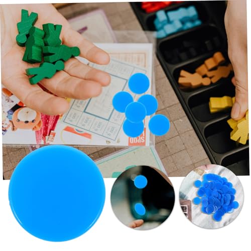FIXOSHEE 100 Stück Transparente Kunststoff Bingo Chips Farbige Spielzähler Langlebig Vielseitig für Bingo Partyzubehör Mathe Lernen und Spielzubehör FIXOSHEE 100 Stück Transparente Kunststoff Bingo Chips Farbige Spielzähler Langlebig Vielseitig für Bingo Partyzubehör Mathe Lernen und Spielzubehör von FIXOSHEE