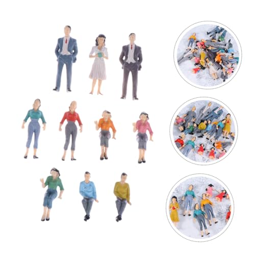 FIXOSHEE 10Stücke Figuren Bemalte Personen für Modelleisenbahnen Architektur und Miniaturszenen für Bahnlayouts Schulprojekte und Spielzeughäuser FIXOSHEE 10Stücke Figuren Bemalte Personen für Modelleisenbahnen Architektur und Miniaturszenen für Bahnlayouts Schulprojekte und Spielzeughäuser von FIXOSHEE