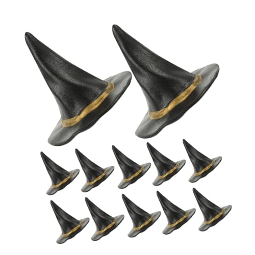 FIXOSHEE 12 Stück Hexenhut -dekoration Puppe Halloween Hexenkostüm Hut Sachen Miniatur-hexenhut Jucken Gruselig Halloween-hüte -partyhüte Klein Welche Dekorate Ihr Plastik Schwarz FIXOSHEE 12 Stück Hexenhut -dekoration Puppe Halloween Hexenkostüm Hut Sachen Miniatur-hexenhut Jucken Gruselig Halloween-hüte -partyhüte Klein Welche Dekorate Ihr Plastik Schwarz von FIXOSHEE