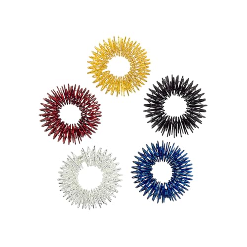 FIXOSHEE 12 Stück Teiliges Akupressur Massage-Ring für Finger mit Farben Stachelige Fingermassageringe zur Durchblutungsförderung Stressabbau und Energieverbesserung Geeignet für Erwachsene FIXOSHEE 12 Stück Teiliges Akupressur Massage-Ring für Finger mit Farben Stachelige Fingermassageringe zur Durchblutungsförderung Stressabbau und Energieverbesserung Geeignet für Erwachsene von FIXOSHEE