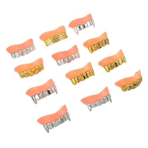 FIXOSHEE 12 Stück Teiliges Gruselige Fake Zähne Halloween Party Requisiten Realistische Zombie Gebiss Denture für Kostüm Dekoration Lustige Verkleidung Zubehör FIXOSHEE 12 Stück Teiliges Gruselige Fake Zähne Halloween Party Requisiten Realistische Zombie Gebiss Denture für Kostüm Dekoration Lustige Verkleidung Zubehör von FIXOSHEE