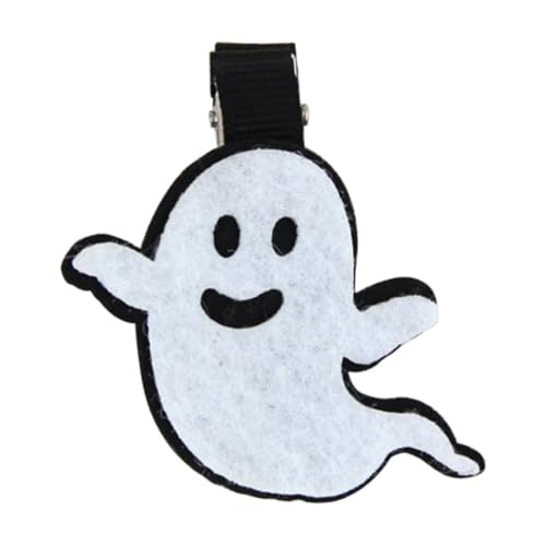 FIXOSHEE 12 Stück Teiliges Halloween Haarclip Cartoon Geist Schwarz Sicherheitsfilz Kinderfest Haarschmuck für Mädchen Party Zubehör von FIXOSHEE