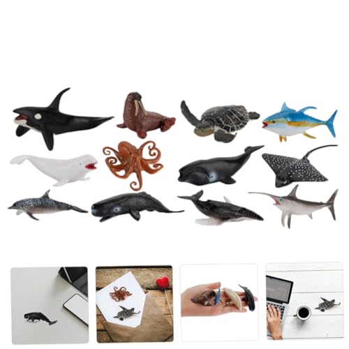 FIXOSHEE 12 Stück Teiliges Meerestiere Modelle Realistische Meeresbewohner Figuren Sandtisch Deko Pädagogisches für Vorschule Geschenk FIXOSHEE 12 Stück Teiliges Meerestiere Modelle Realistische Meeresbewohner Figuren Sandtisch Deko Pädagogisches für Vorschule Geschenk von FIXOSHEE