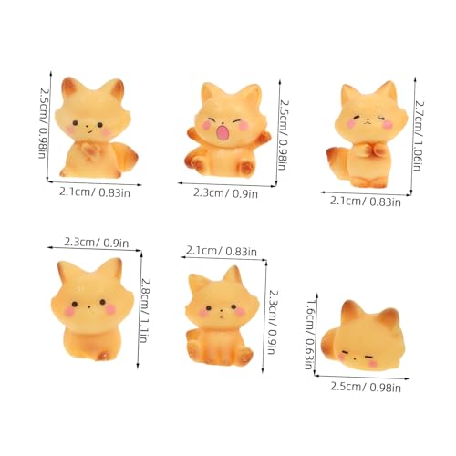 FIXOSHEE 12stücke Miniatur-Fuchs Figuren Widerstandsfähige Resinsammlerstücke Für Feengärten Terrarien DIY Mooslandschaften Dekorative Zoo Tiere Für Kuchentopper Und Geschenke FIXOSHEE 12stücke Miniatur-Fuchs Figuren Widerstandsfähige Resinsammlerstücke Für Feengärten Terrarien DIY Mooslandschaften Dekorative Zoo Tiere Für Kuchentopper Und Geschenke von FIXOSHEE