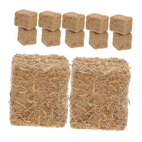 FIXOSHEE 12 Stück Teiliges Miniatur Heuballen Naturgetreues Stroh Dekor für Puppenhaus Mini Gartenszenerie DIY Bauernhof Zubehör Wetterbeständig Realistische Mini Heuricks FIXOSHEE 12 Stück Teiliges Miniatur Heuballen Naturgetreues Stroh Dekor für Puppenhaus Mini Gartenszenerie DIY Bauernhof Zubehör Wetterbeständig Realistische Mini Heuricks von FIXOSHEE