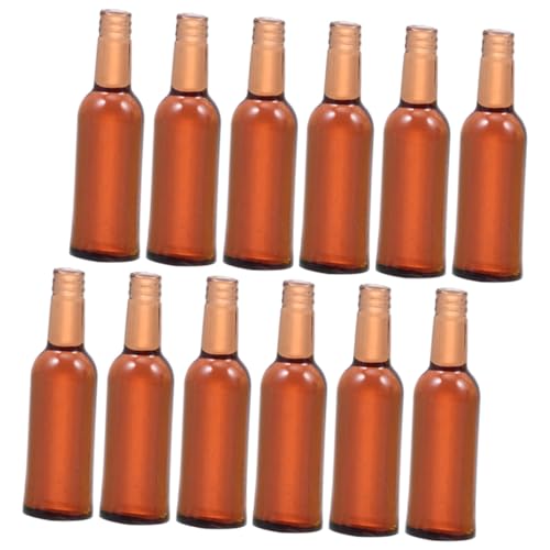 FIXOSHEE 12 Stück Teiliges Miniatur Puppenhaus Zubehör Realistische Leichte Mini Bierflaschen Braun für Puppenhaus Küche Bar Party Dekoration FIXOSHEE 12 Stück Teiliges Miniatur Puppenhaus Zubehör Realistische Leichte Mini Bierflaschen Braun für Puppenhaus Küche Bar Party Dekoration von FIXOSHEE