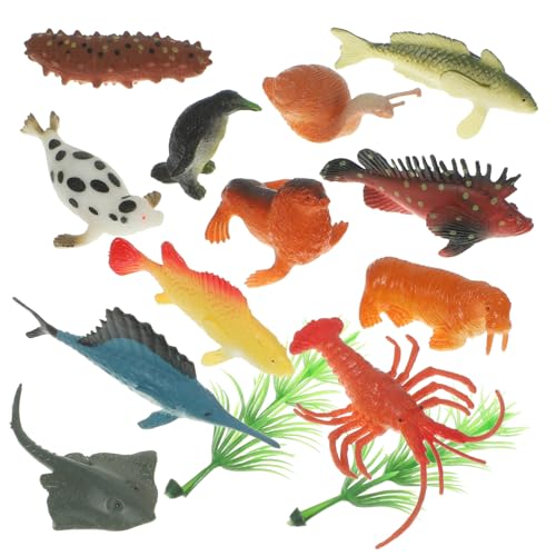 FIXOSHEE 12 Stück Teiliges Realistischer Mini Meerestiere Figuren aus Kunststoff Pädagogisches Strandspielzeug für Leichtes Detailreiches Meeresbewohner Tier Modell für Lernprojekte und FIXOSHEE 12 Stück Teiliges Realistischer Mini Meerestiere Figuren aus Kunststoff Pädagogisches Strandspielzeug für Leichtes Detailreiches Meeresbewohner Tier Modell für Lernprojekte und von FIXOSHEE