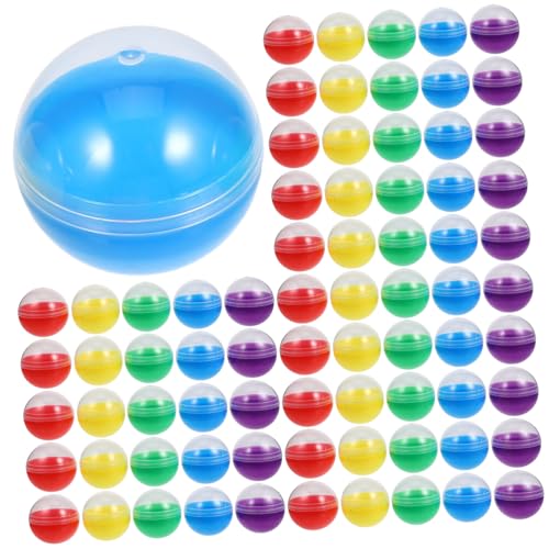 FIXOSHEE 120 Stück Bunte Halbdurchsichtige Wiederbefüllbare Kunststoffkapseln Stabile Langlebige Leere Runde Behälter für Partyfüllungen DIY Basteln Spielzeugautomat Zubehör Geschenkideen FIXOSHEE 120 Stück Bunte Halbdurchsichtige Wiederbefüllbare Kunststoffkapseln Stabile Langlebige Leere Runde Behälter für Partyfüllungen DIY Basteln Spielzeugautomat Zubehör Geschenkideen von FIXOSHEE