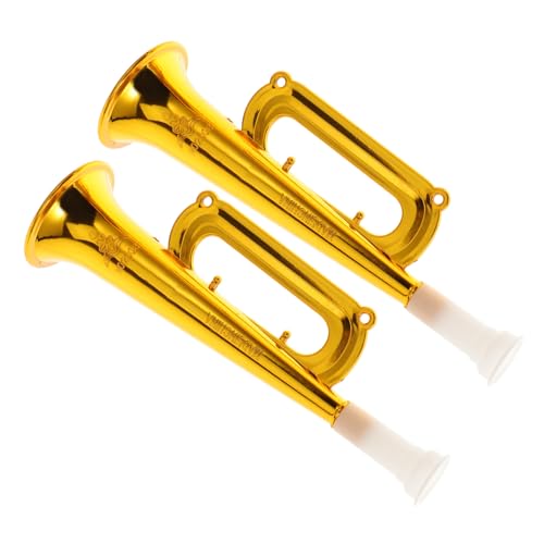 FIXOSHEE 14 Stück Teiliges Plastik Tröten Trompetenspielzeug Cheerleading Zubehör für Sportfeste und Geburtstagsfeiern Sichere Kunststoff Partyartikel für Fußballfans und Musikförderung von FIXOSHEE