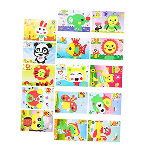 FIXOSHEE 15 Stück Teiliges Eva Sticker für DIY Selbstklebend Ablösbar Sicherer Eva Kreative Zimmerdekoration für Kindergarten und Kinderzimmer Diverse Motive FIXOSHEE 15 Stück Teiliges Eva Sticker für DIY Selbstklebend Ablösbar Sicherer Eva Kreative Zimmerdekoration für Kindergarten und Kinderzimmer Diverse Motive von FIXOSHEE