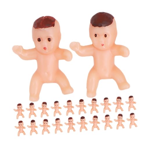 FIXOSHEE 150 Stück Mini Figuren Kunststoff Shower Spiele Party Supplies Kuchen Dekorationen Kleine Junge Mädchen Figuren Für Interaktive Eiswürfelspiele Und Tischdeko von FIXOSHEE