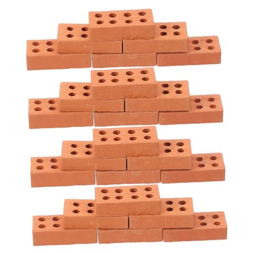 FIXOSHEE 150 Stück Teiliges Mini Ziegelstein Set Bunte Bausteine für DIY Puppenhaus Garten Landschaftsbau Modular Abnehmbar Sicher für Kreatives Bauen von FIXOSHEE