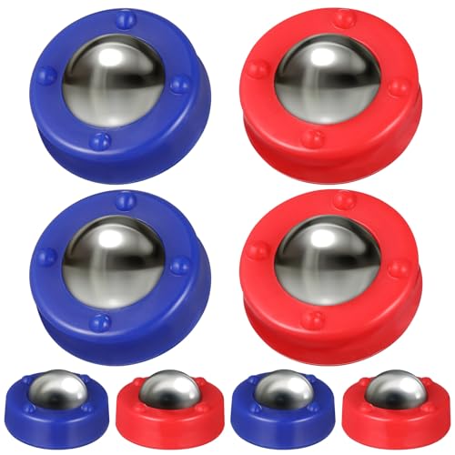 FIXOSHEE 16 Stück Teiliges Party Curling mit Blauen und Roten Rollenden Perlen Spielerisches Hand Auge Training Leicht Gleitende Mini Pucks für Mädchen und Jungen FIXOSHEE 16 Stück Teiliges Party Curling mit Blauen und Roten Rollenden Perlen Spielerisches Hand Auge Training Leicht Gleitende Mini Pucks für Mädchen und Jungen von FIXOSHEE