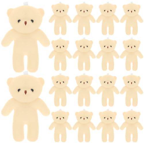 FIXOSHEE 18 Stück Teiliges Mini bärchen Hängende Taschenanhänger Niedliche Bärenfigur Schlüsselanhänger Geschenk für Geburtstag Valentinstag Muttertag Weihnachten von FIXOSHEE