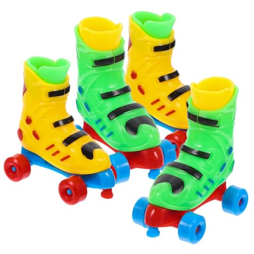 FIXOSHEE 2 Paar Finger Skate Miniatur Rollschuhe Bunt Druckentlastung Fingerskate Modell Lernspielzeug für Sammler Zufällige Farbe Zufällige Farbe FIXOSHEE 2 Paar Finger Skate Miniatur Rollschuhe Bunt Druckentlastung Fingerskate Modell Lernspielzeug für Sammler Zufällige Farbe Zufällige Farbe von FIXOSHEE